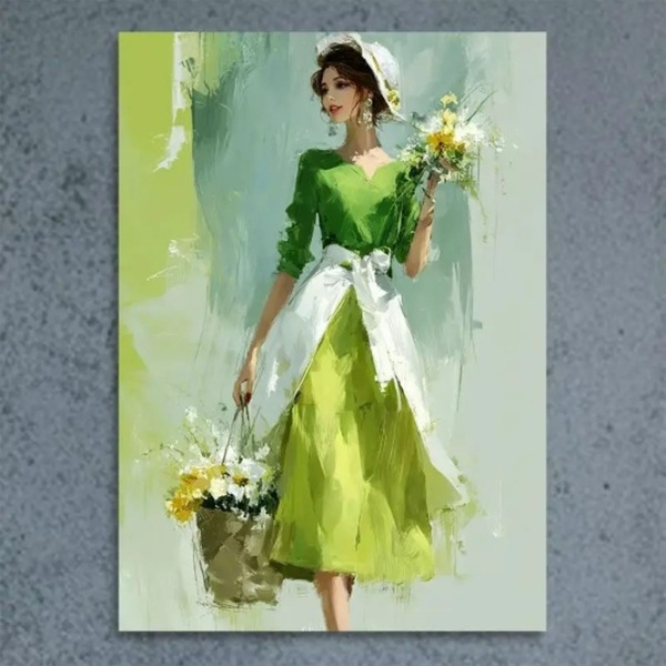 7.03 в 16.00 Мастер-класс "Женский образ", масло/акрил.