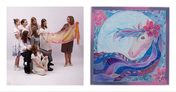 Открытие выставки «Мир в узорах на платках»