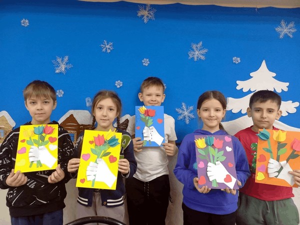 Мастер-класс «Открытка к 8 марта»