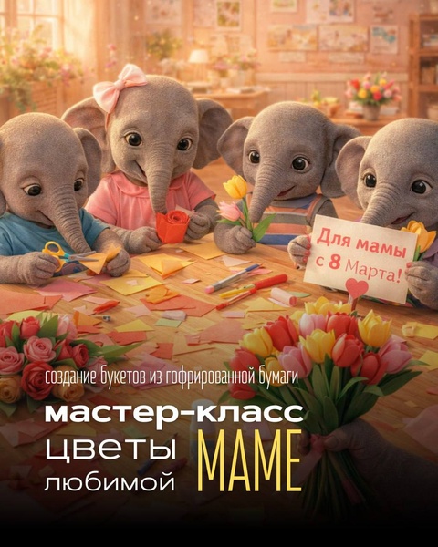 Мастер -класс "Цветы для любимой МАМЫ!"