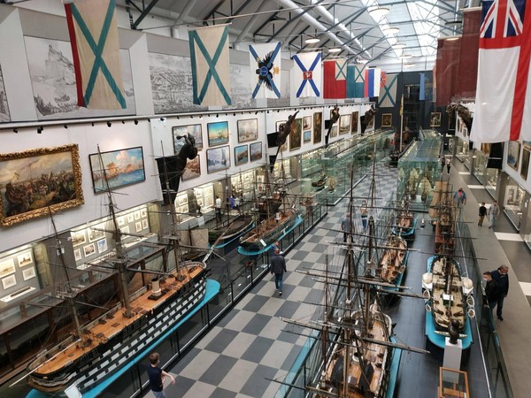 Экспозиция Центрального военно-морского музея