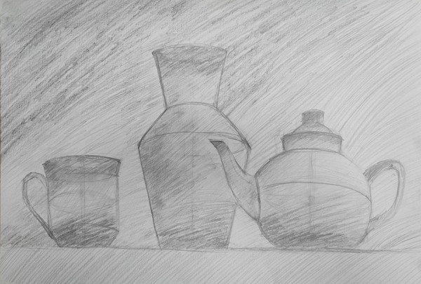 Виртуальная выставка графических работ «Простой натюрморт»