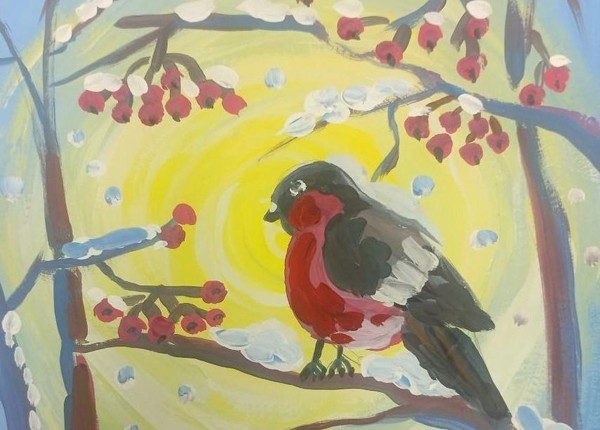 виртуальная выставка «Снегири»