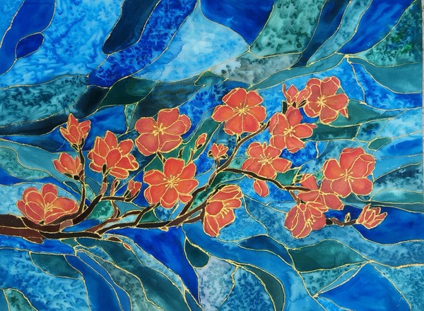 Выставка «Волшебство красок на ткани»