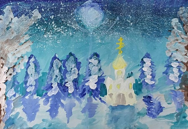 Виртуальная выставка работ «Зимняя сказка»