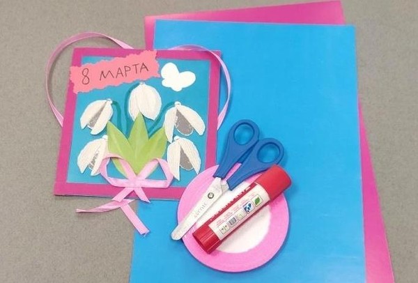 Мастер-класс «Подснежники для мамы»