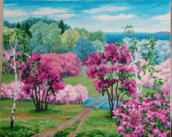 Выставка «Краски весны»