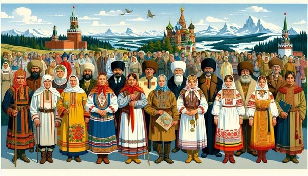 Выставка, Русские Европейской части России посвященная году единства народов России