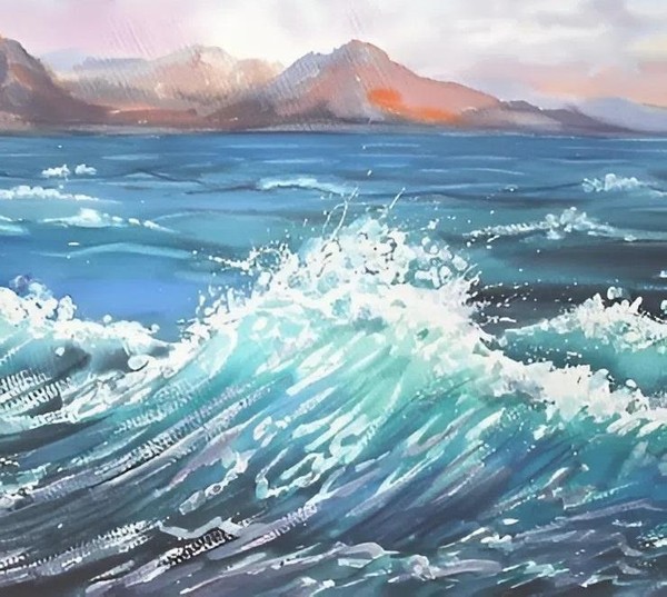 Мастер-класс по акварельной живописи «Морская симфония»