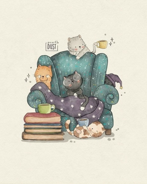 1.04 в 16.00 Мастер-класс для детей "Коты", маркеры.