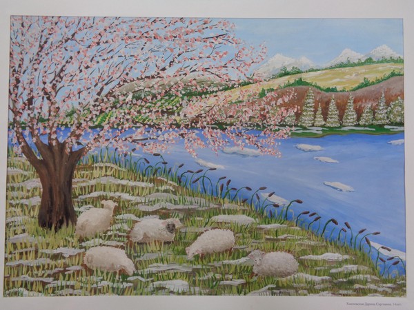 Выставка творческих работ учащихся старших классов отделения Живопись- «Ура, каникулы!»