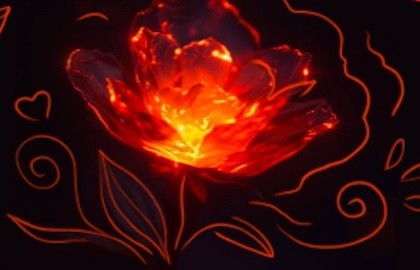 Сердце, что алым цветет