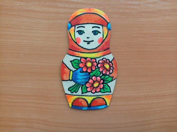 Мастер-класс по росписи на глине и дереве «Матрешка-космонавт»