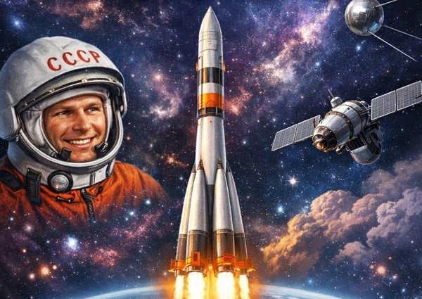 «Покорителям космоса. 65 лет триумфу человечества»