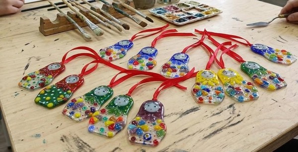 Мастер-класс по изготовлению матрешки в технике фьюзинга