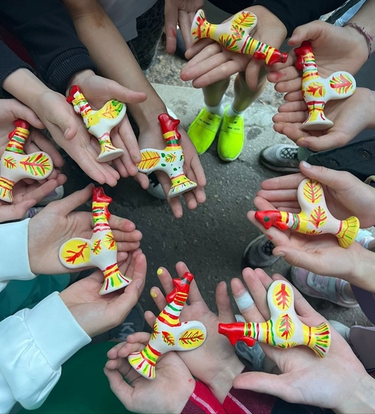Лепка и Роспись филимоновской игрушки, гончарных изделий