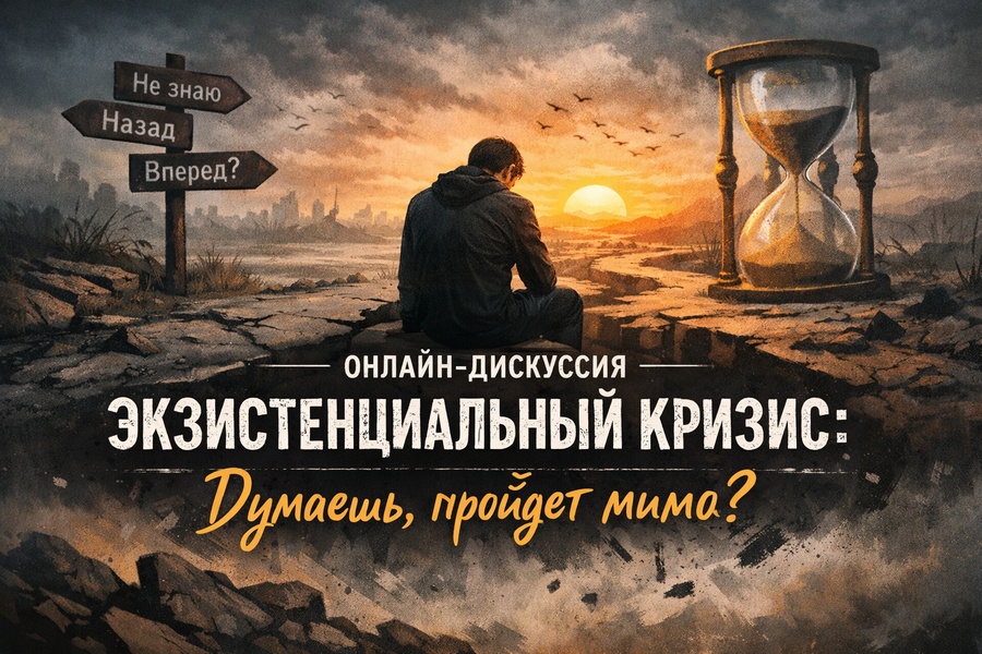 Экзистенциальный кризис: думаешь, мимо?