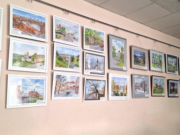 Выставка картин Татьяны Ивановой «Мой акварельный мир. Городской пейзаж»