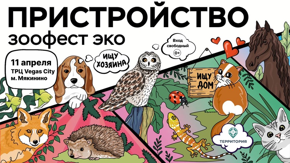 Выставка-пристройство Зоофест Эко