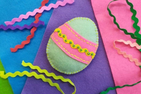 Мастер-класс «Пасхальное яйцо из фетра»