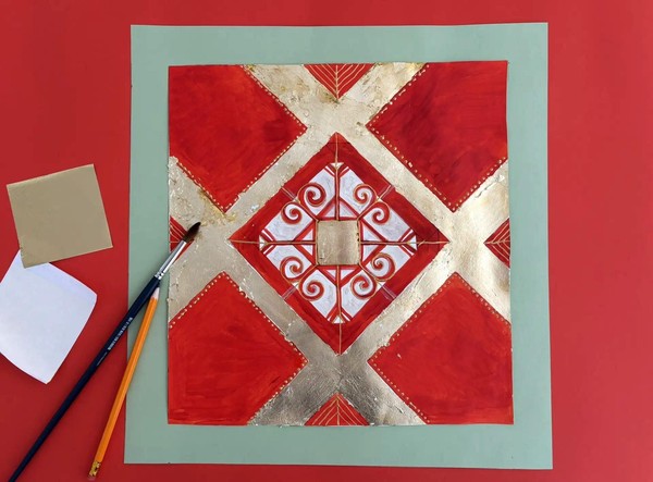 Мастер-класс «Создание композиции с поталью»