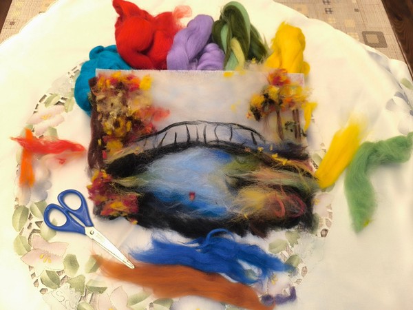 Мастер-класс «Шерстяная акварель»