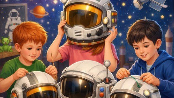 Мастер-класс «Шлем космонавта»