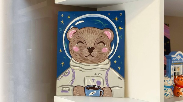 Мастер-класс «Мишка-космонавт»