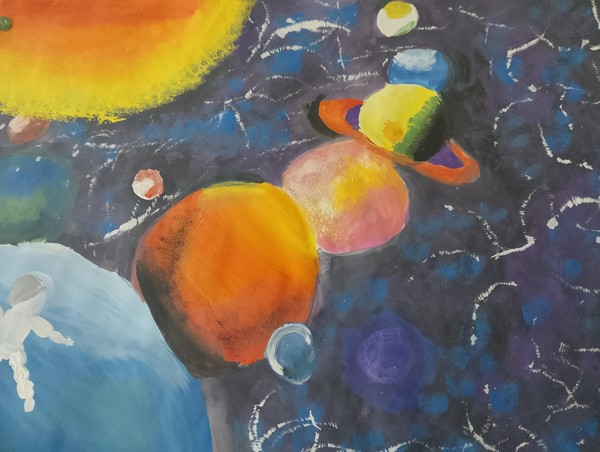 Выставка детского рисунка «Космос»