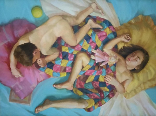 Ко Дню беременных. Выставка одной картины «Колыбельная»