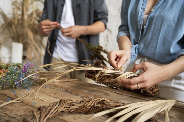 Ремесленный урок по плетению из рогоза