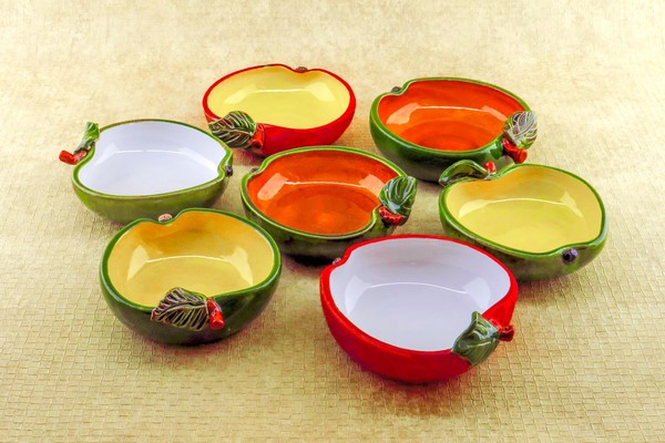 Мастер-класс «Глиняная тарелка яблоко»