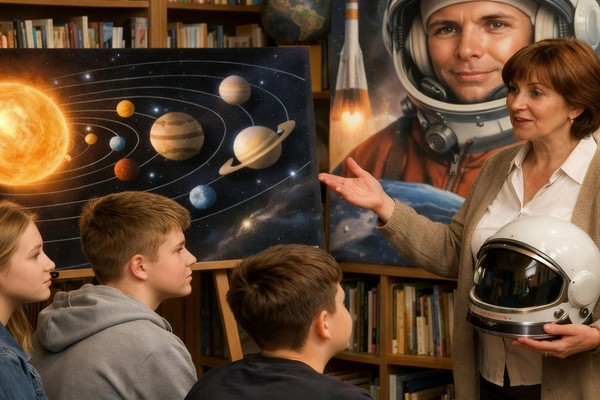 Познавательно-развлекательный час «Полет в космос»