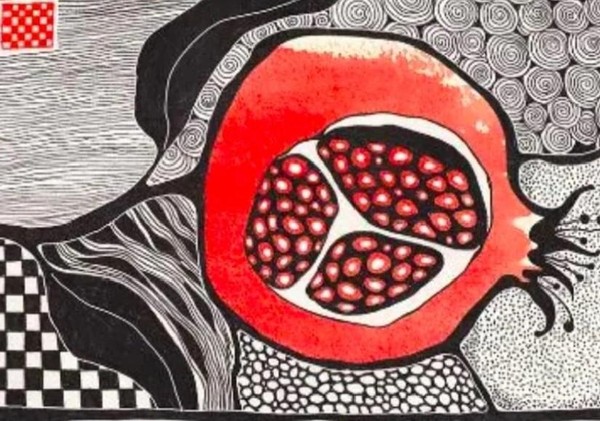 Мастер–класс «Гранат в графике»