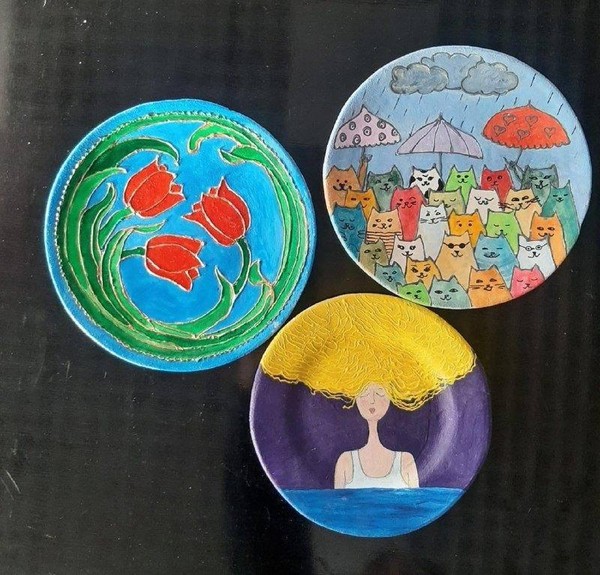 Мастер-класс по росписи керамической тарелки