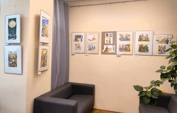 Выставка иллюстраций Анастасии Жуниной «По страницам любимого журнала»