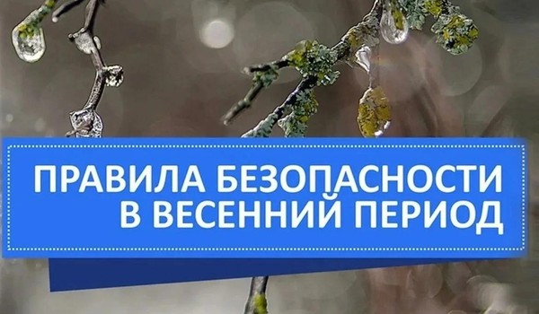 Информационный час «Безопасность на улице весной»