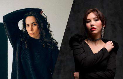 Юлия Дьячковская (вокал) и Анастасия Шпилёва (клавишные). Джаз и соул