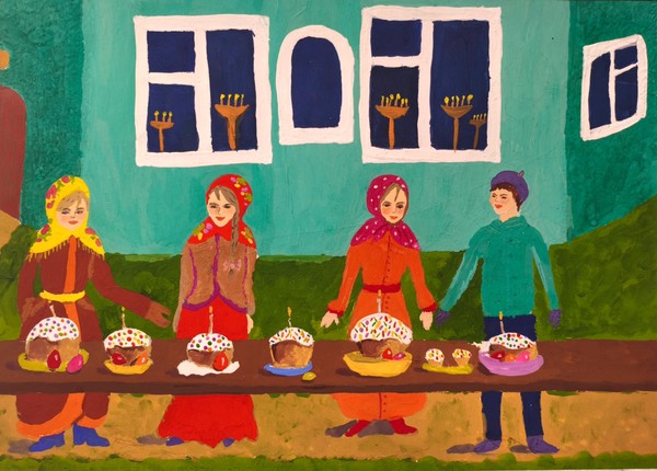 Выставка работ обучающихся «Встречаем Пасху»