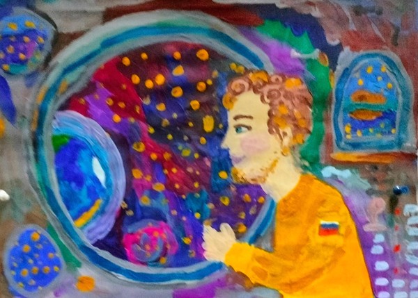 Выставка работ обучающихся «Космос»