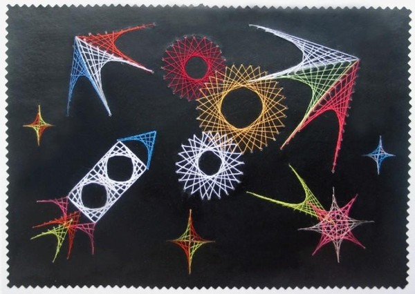 Мастер-класс «Космос» в технике изонить»