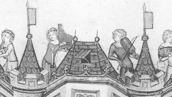 Музыка средневековья при свечах