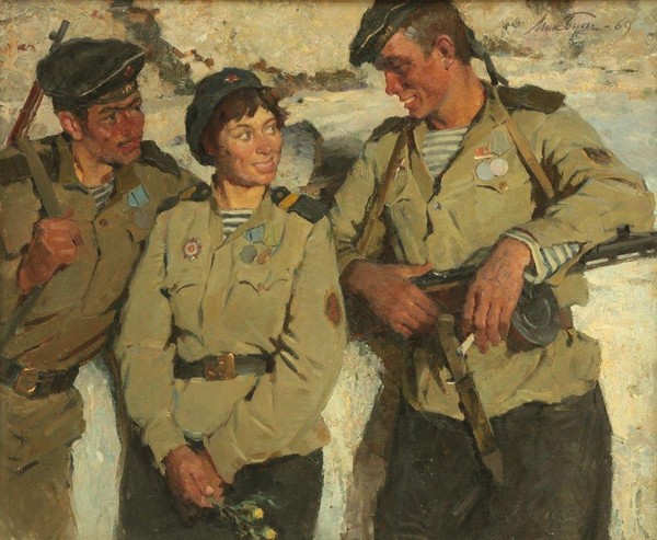 Выставка произведений Студии военных художников имени М. Б. Грекова