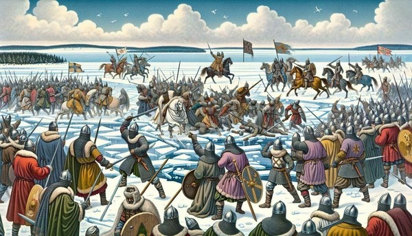 «Ледовое побоище» про-знание, посвященное Дню победы русских воинов