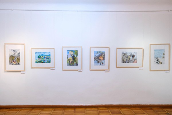 Открытие выставки детского рисунка «Подвигу жить в веках!»