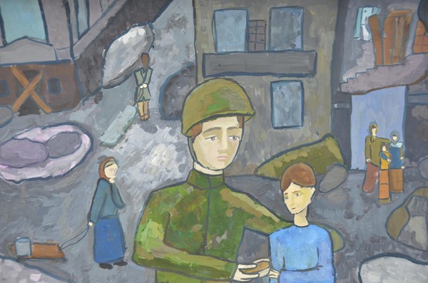 Виртуальная выставка «Детские рисунки в память о жертвах геноцида советского народа»