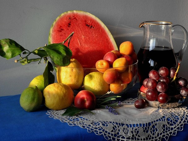 Мастер-класс по рисованию «Натюрморт с фруктами»