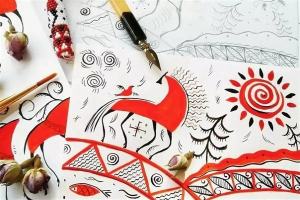 Творческая мастерская «Основы мезенской росписи»