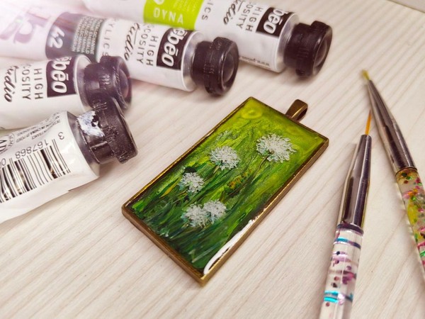 Мастер-класс «Миниатюра «Одуванчики»