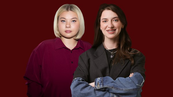 Надя Бобрышева и Оля Баженова